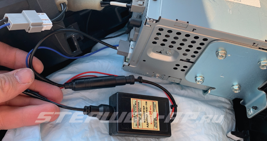 подключение адаптера радио к японской магнитоле